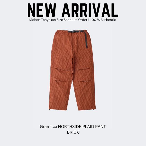 Gramicci NORTHSIDE PLAID PANT | Celana Panjang 100% ORIGINAL