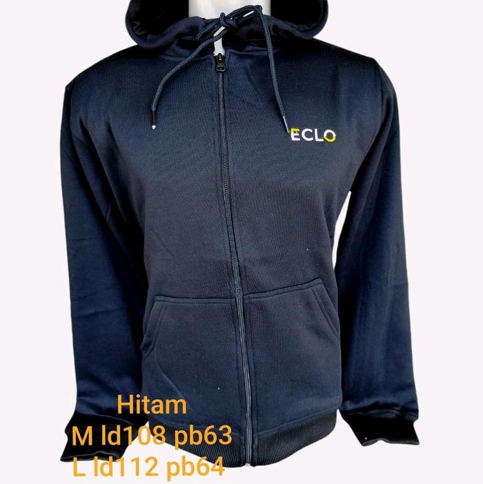 Jaket hoodie ECLO original Sweater Zipper