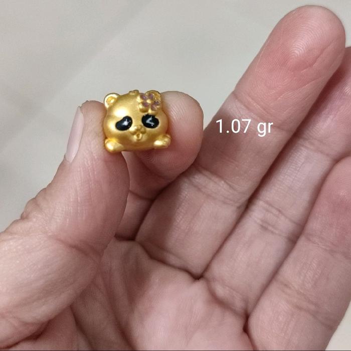Gelang emas 24k panda gemoi
