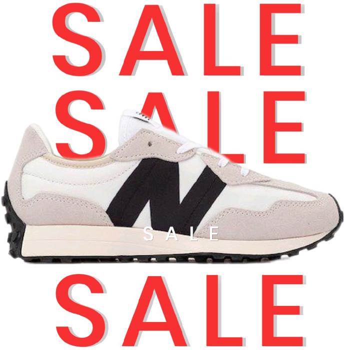 Sepatu Sneakers Anak Kids Unisex NEW BALANCE 327 sea salt GS327FE ORIGINAL 100% LEGIT BARANG RESMI!!