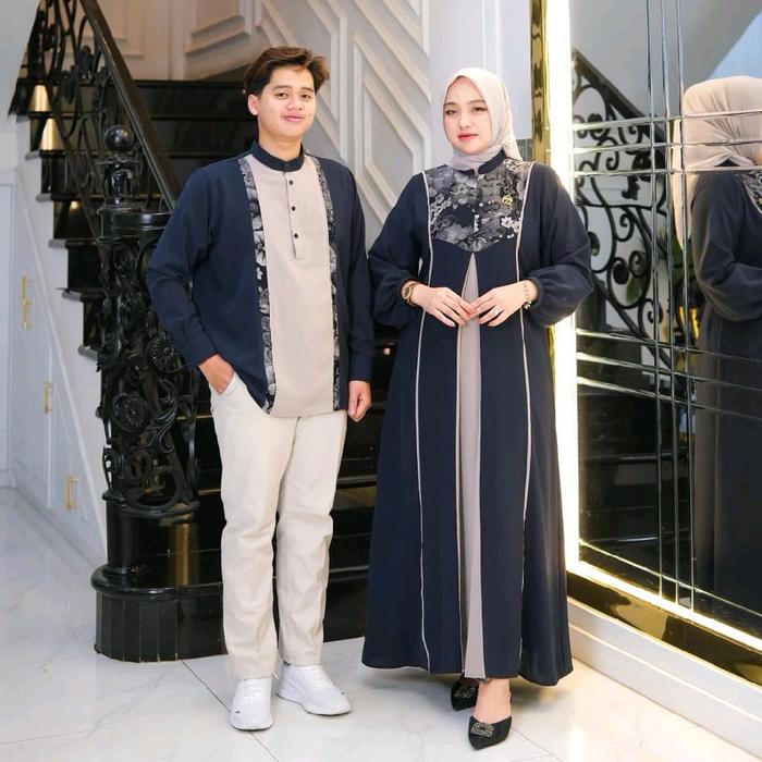 FAUZI- BY GWENZA SAMEERA COUPLE SUAMI ISTRI SARIMBIT GAMIS PAKAIAN MUSLIM PRIA WANITA