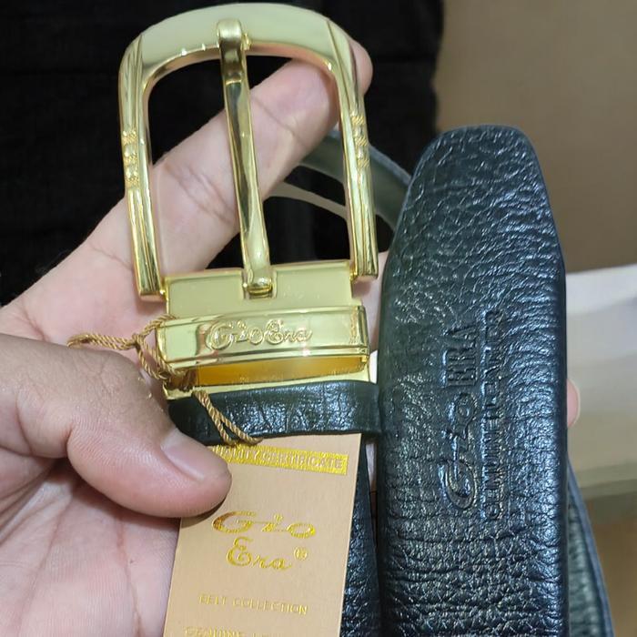 [100% Original] Ikat Pinggang Kulit Asli Pria Gio Era Resleting Sabuk Gio Kulit Sapi Resleting Gespe