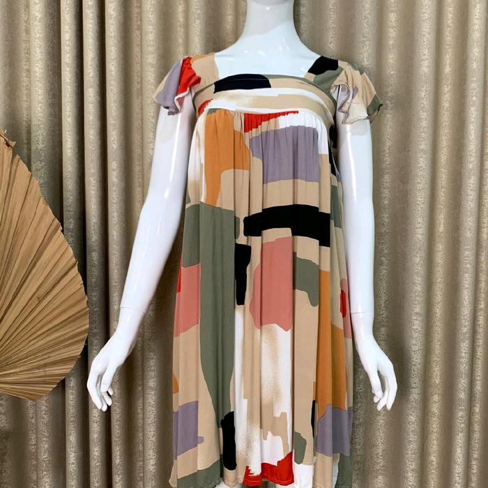 Homedress Elena Bahan Rayon Viscoses Daster Wanita Dewasa Motif