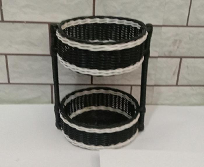 Rak Bawang Rak kosmetik penyimpanan bumbu dapur Keranjang minimalis Wadah Buah Tempat sayuran wadah 