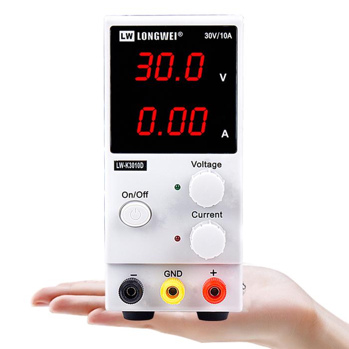 Mini Adjustable LW-K3010D 110/220V LED digital Switching DC Power