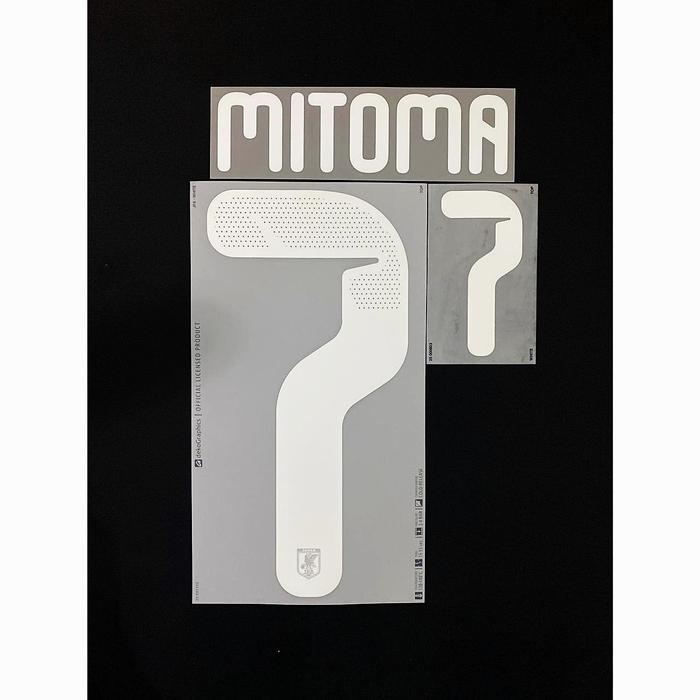 Nameset Jepang 2026 HOME = MiTOMA (7). Original Nameset for Jersey.