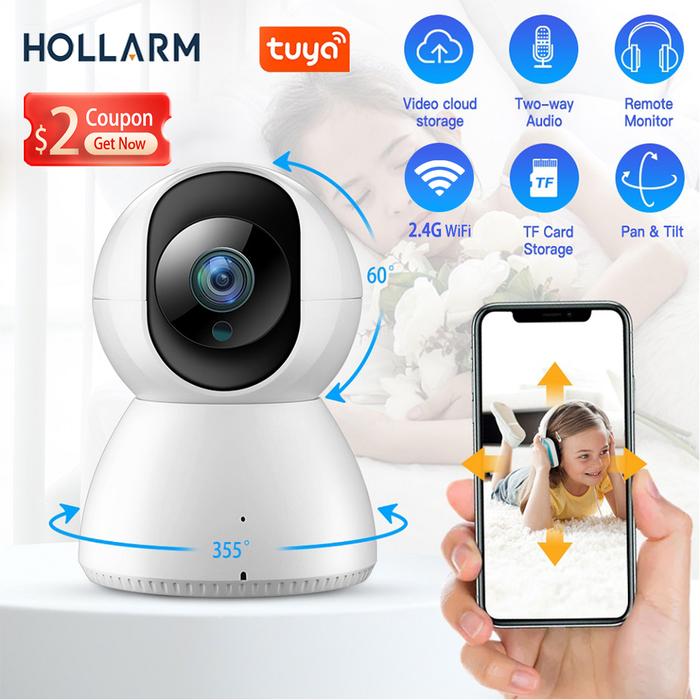 Hollarm 1080P WIFI IP Camera Tuya Surveillance Camera Automatic