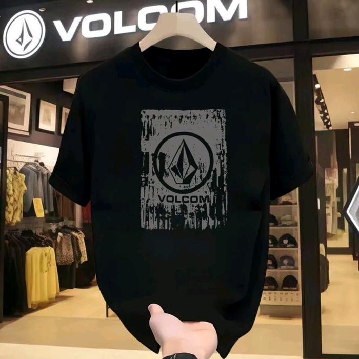 Volcom Kaos Unisex KekinianStreet Style Skate Nyaman Dipakai HarianBahan Katun Combed Premium ModelT