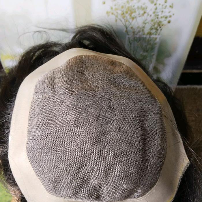 Monofilament  men's  toupee penutup botak