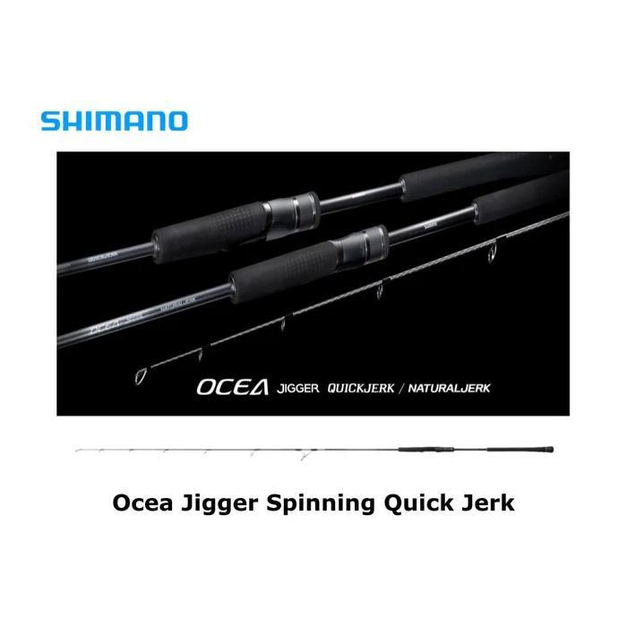 Shimano Ocea Jigger Quick Jerk & Natural Jerk Model 2024 Spinning Rod Joran Pancing