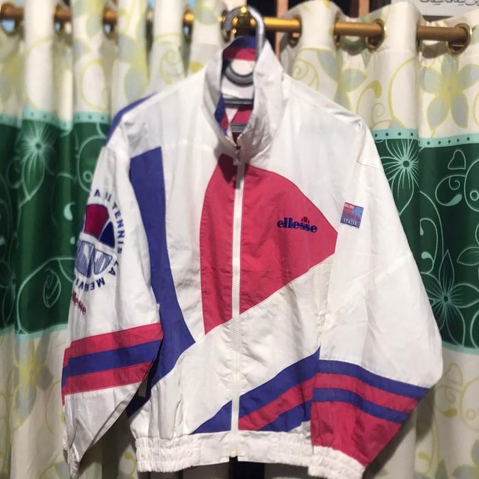 ellesse big logo windbreaker
