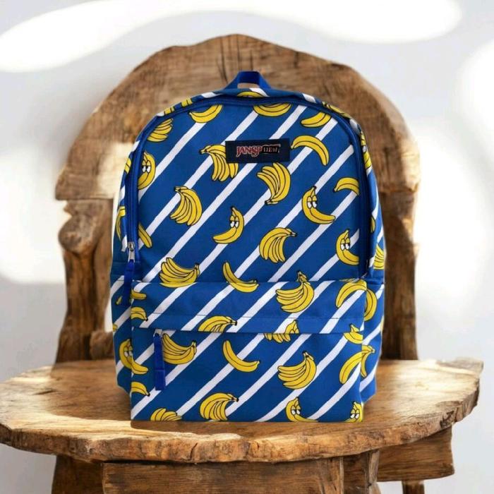 tas jasport tas ransel sekolah motip banana Backpack