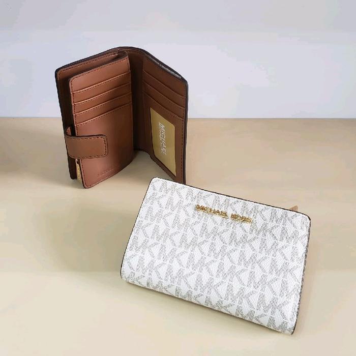 Dompet Wanita MK ORIGINAL USA MK jet set travel md bifold zip wallet AUTHENTIC STORE