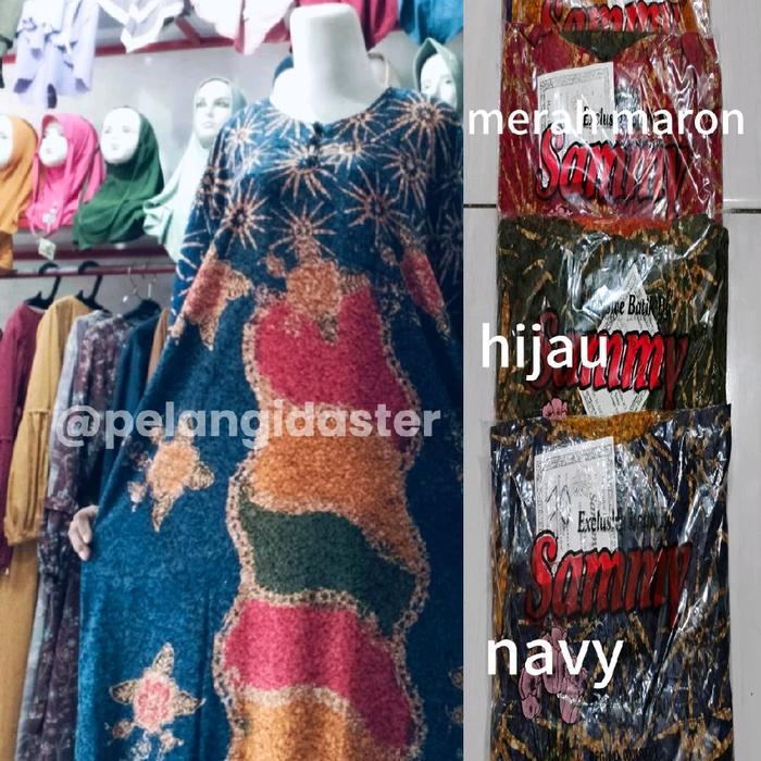 Daster Sammy Jumbo Lengan Panjang 3/4 Batik Sammy [Pelangi Daster]