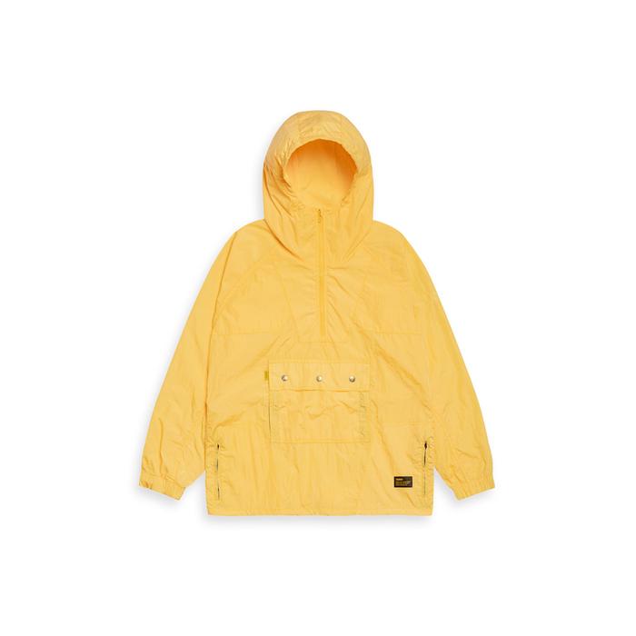 Vearst Jacket Anorak Nylon Grantha Fit Jaket Pria Parasut Outer Olive & Yellow