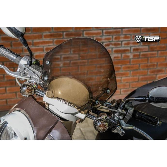 Windshield Visor Scoopy Fino Murah New Model Kuat Tidak Mudah Pecah Merk TGP