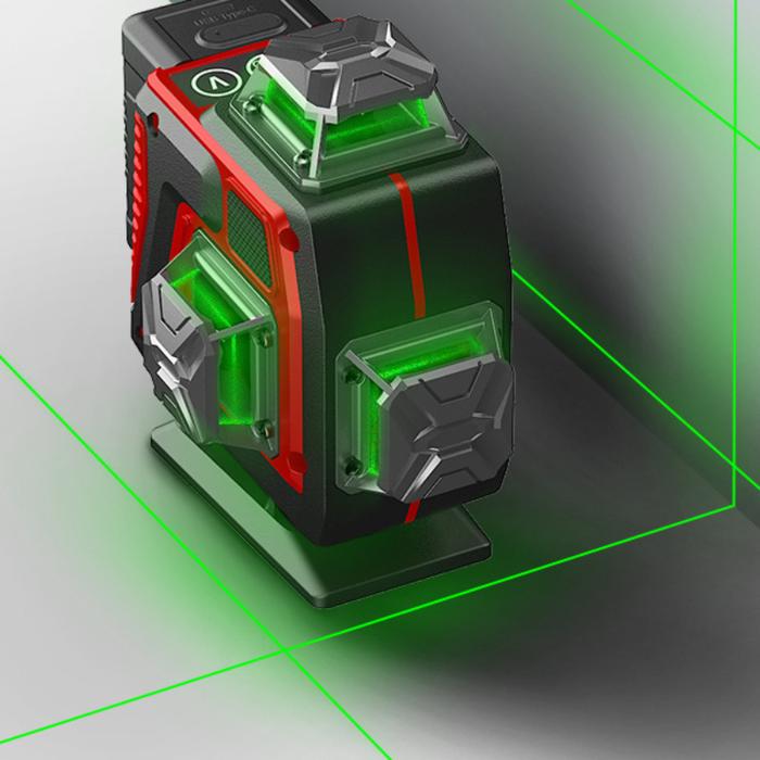 Laser Level 16 Line Level Bracket Set Green Line Horizontal and Vertical Laser Level SelfLeveling 36