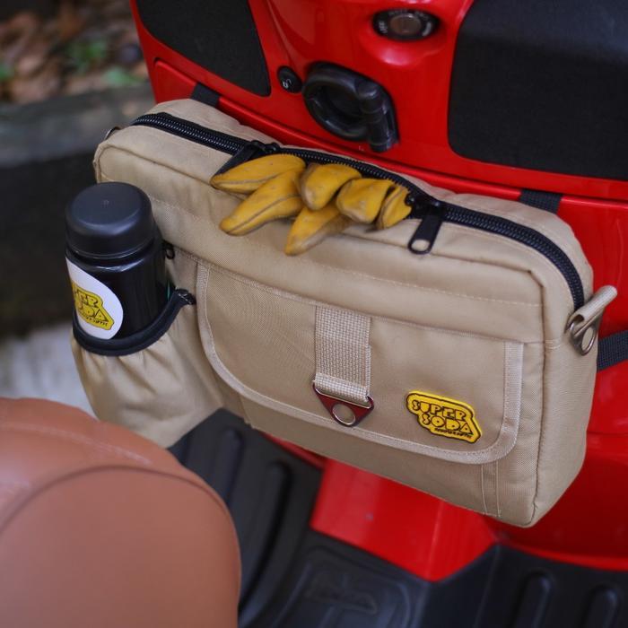 TAS VESPA TAS BAGASI VESPA COKLAT KHAKI FOR EXCEL PX EXCLUSIVE CORSA *