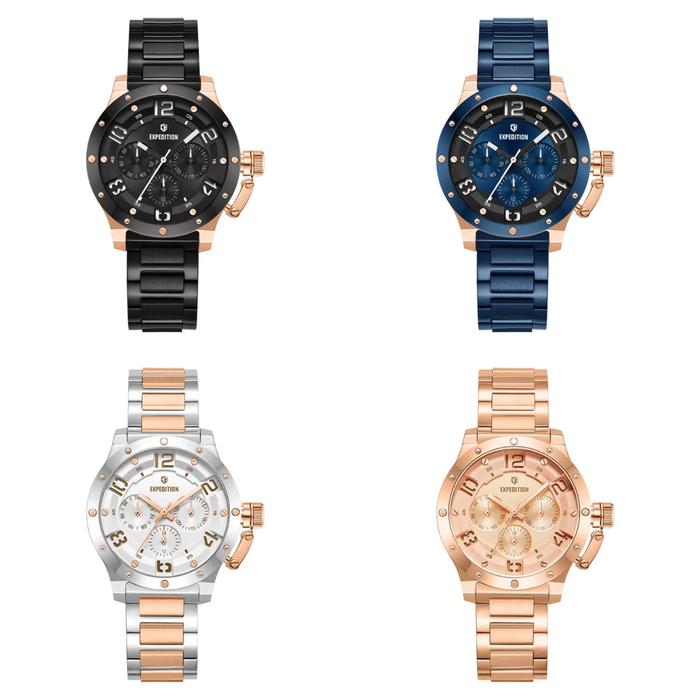 Jam Tangan Wanita Expedition EXP 6381 / E 6381 / E6381 Rantai Original