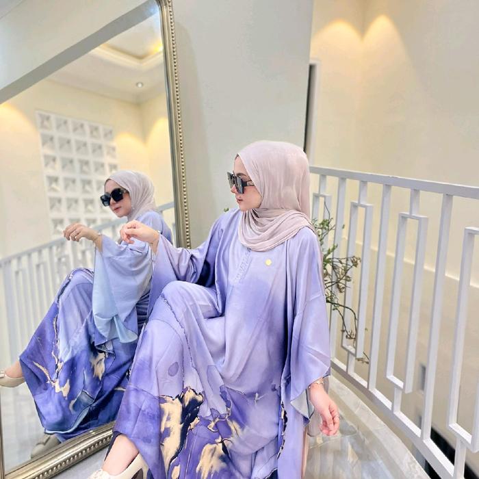 kaftan silk dubai marblle  kaftan viralll