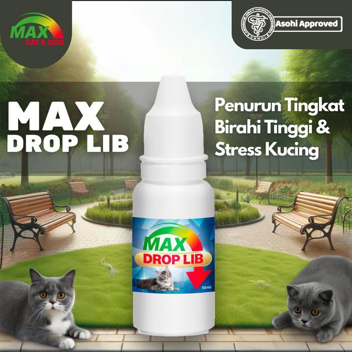 Max Drop Lib | Penurun Kucing Stres dan Tingkat Libido Tinggi