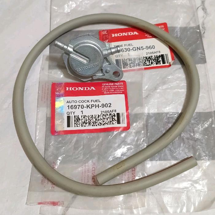 Kran bensin membran+selang bensin Honda supra x 125 karisma kirana kode part(KPH) Motorcycle