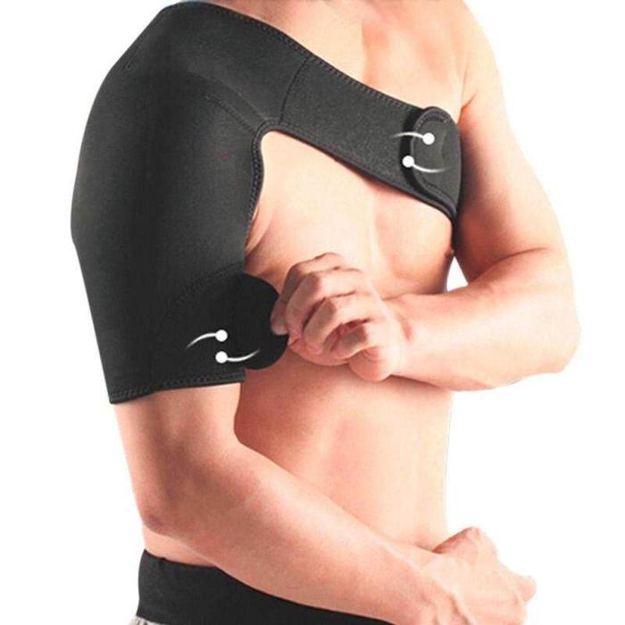 Bahu Shoulder Brace Alat Terapi Bahu Penyangga Penjepit Belakang Menjaga Tali Bungkus Sabuk Tali Ban