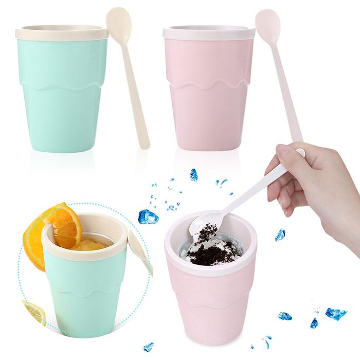 Smoothies Slushy Ice Cream Maker Milk Shake Bottles Cooling Cup