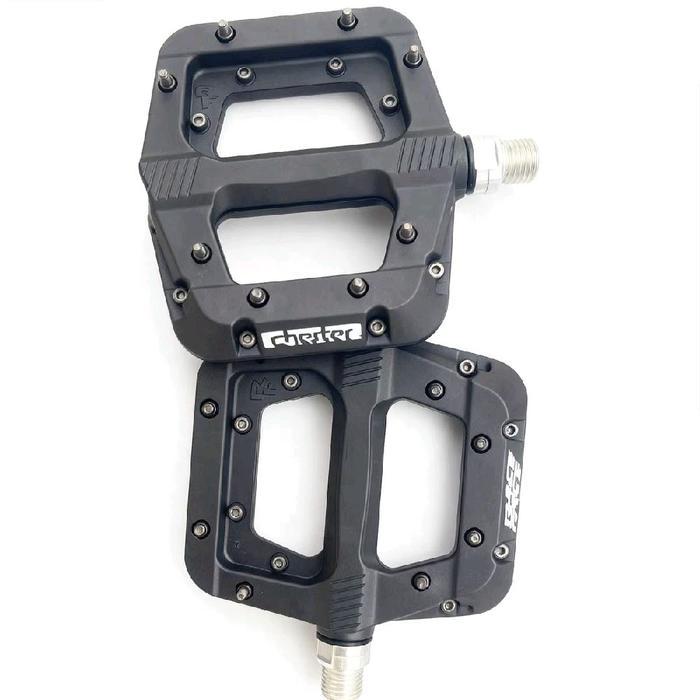 pedal flat race face chester composite ss black raceface TAD178