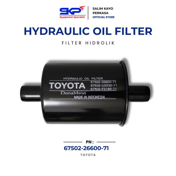 Filter Oli Hidrolik Donaldson – Forklift Toyota PN 67502-26600-71