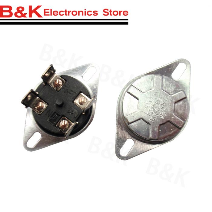 100pcs KSD302X/KSD302T 75C/85C/90C/92C/93C/95C 20A Manual Voluntarily