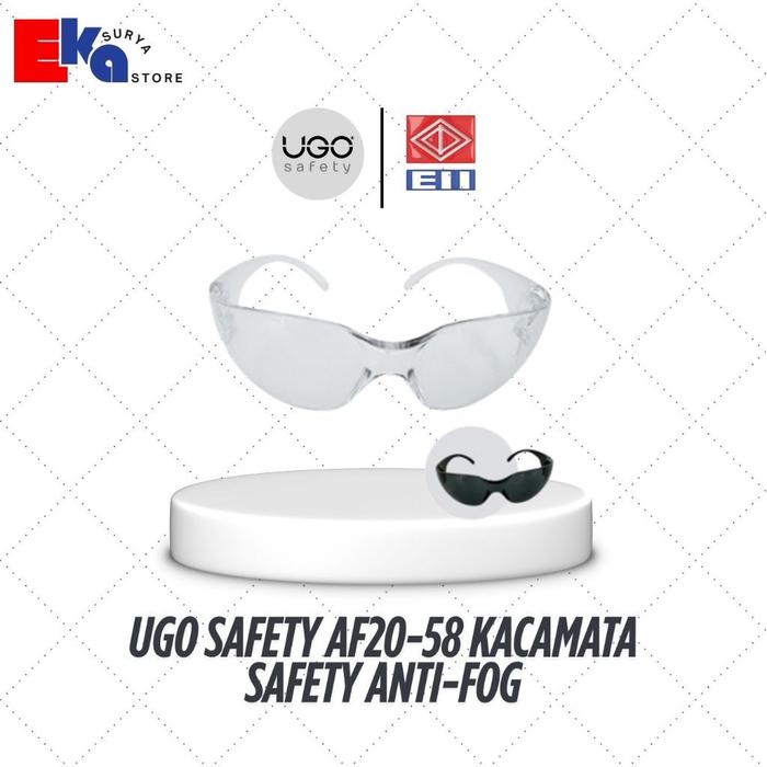 UGO Safety AF20-58 Kacamata Safety Anti-Fog | EII Store