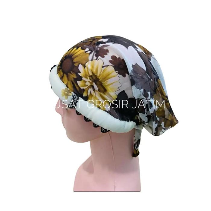 T13 Topi kupluk kerpus ciput batik ibu ibu emak kerpus nenek topi songkok hijab khas Madura kupluk u