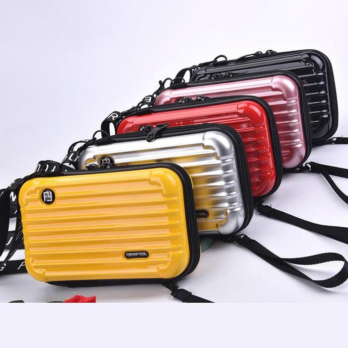 Hot Promo!! Tas Selempang wanita Koper Mini tas make up tas hp tas wanita kekinian tas wanita terbar