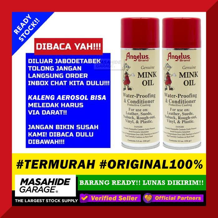TERMURAH ANGELUS MINK OIL SPRAY LEATHER CONDITIONER PERAWATAN SEPATU