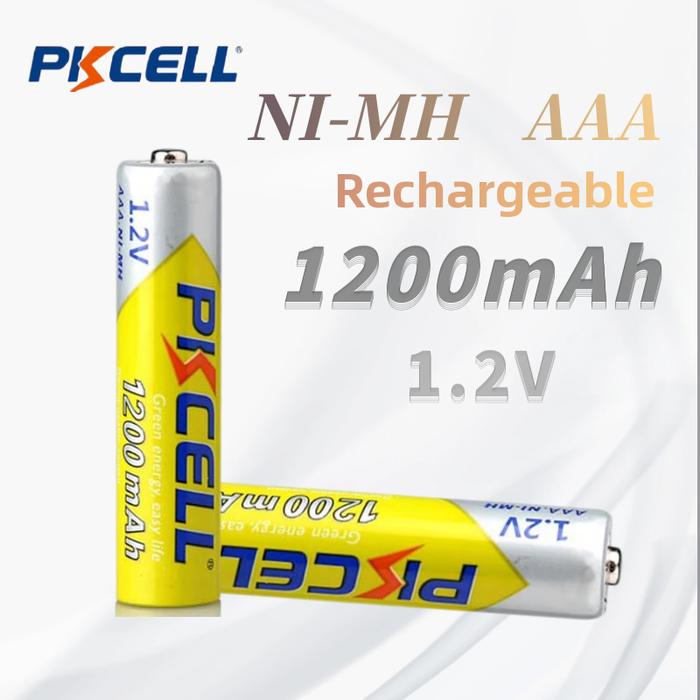 PKCELL 1200mah 1.2V AAA Rechargeable Battery NIMH AAA Battery Up To