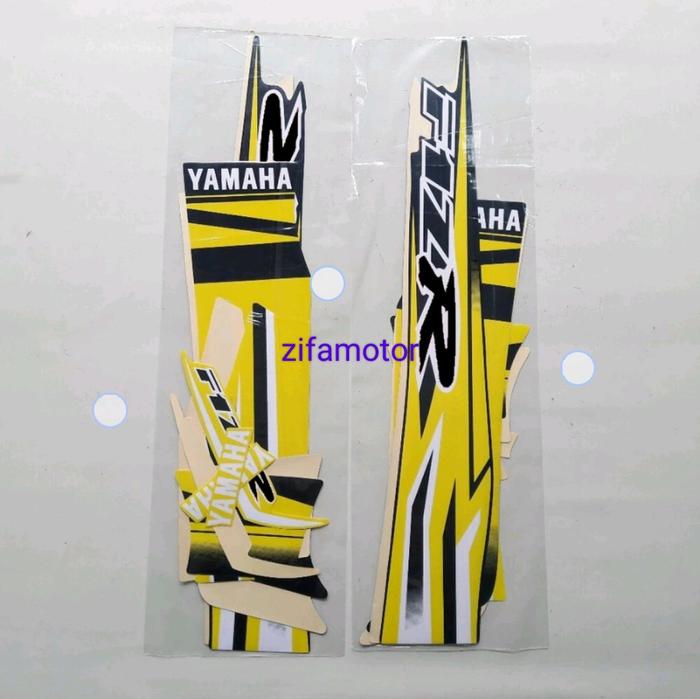 stiker sticker Yamaha fiz r FIZ R warna hitam kuning