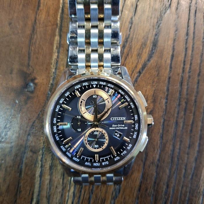Citizen Eco Drive Radio controlled two tone