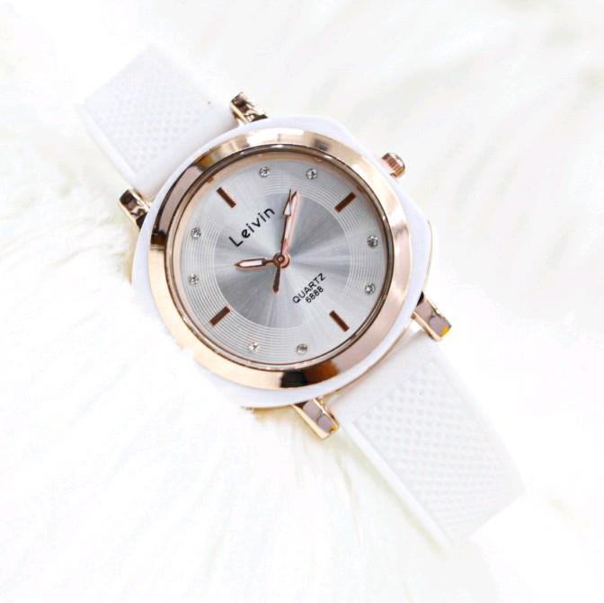 jam tangan wanita terbaru model LV -6888