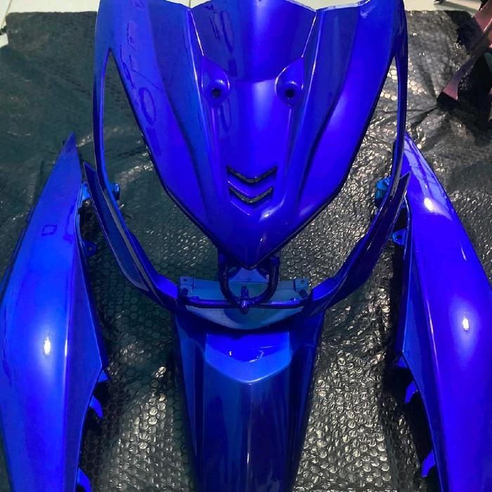 FUTTSET BODY HALUS BEAT FI 2013-2015 WARNA CUSTOM BIRU MENGILAP(CANDY/MELATIK)