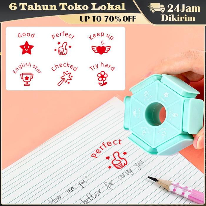 Stempel Komentar Guru / Reward Stamp / Stempel Nilai Guru Orangtua Motivasi