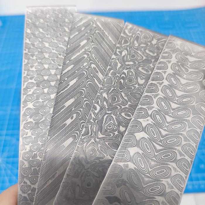 Knife Blank Knife Making Materials Sandwich Damascus Steel Billet
