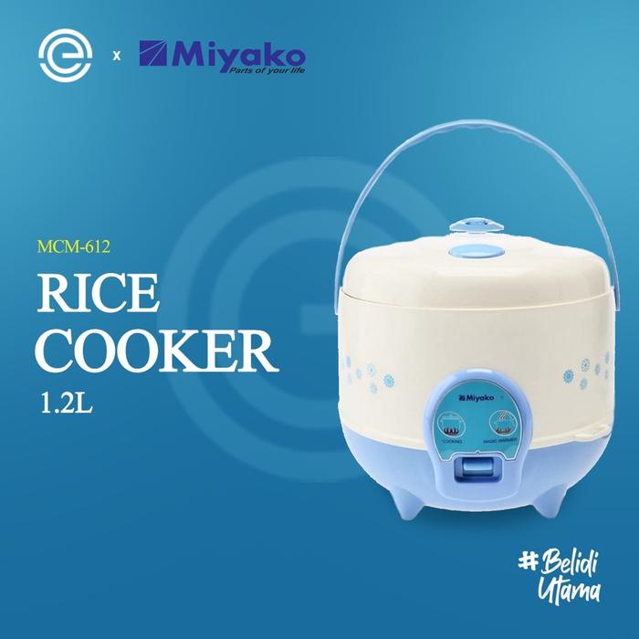 Miyako Rice Cooker 1.2 Liter MCM-612