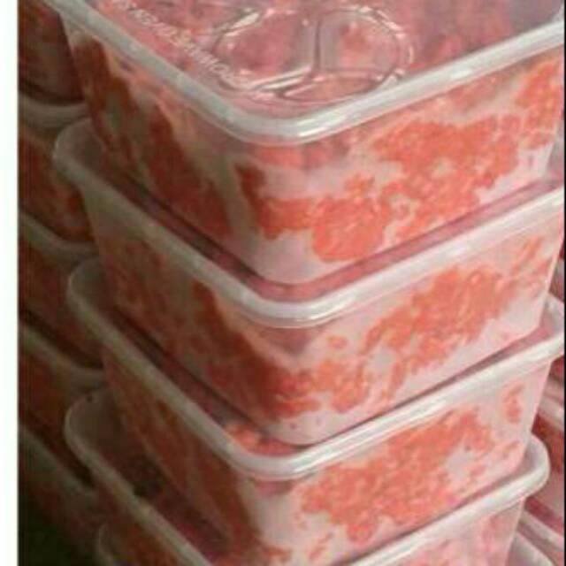 Daging giling sapi fresh, bukan daging giling sapi beku