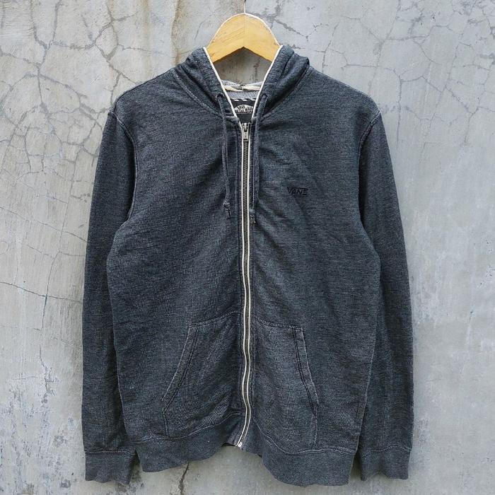 jaket hoodie zip vans off the wall second