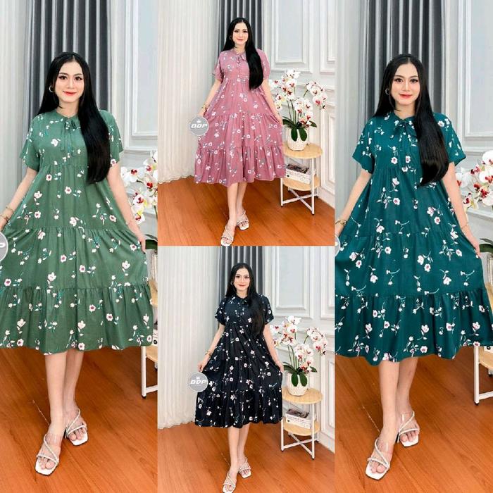 Daster Susun/Daster rayon susun/Daster Motif/ Daster Susun Rayon /Daster Susun Motif Busui Wanita Dr
