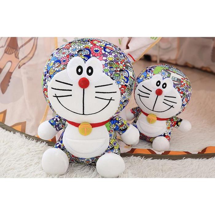 Boneka Anime Doraemon Mainan Mewah Robot Kucing Bantal Jingle Kucing