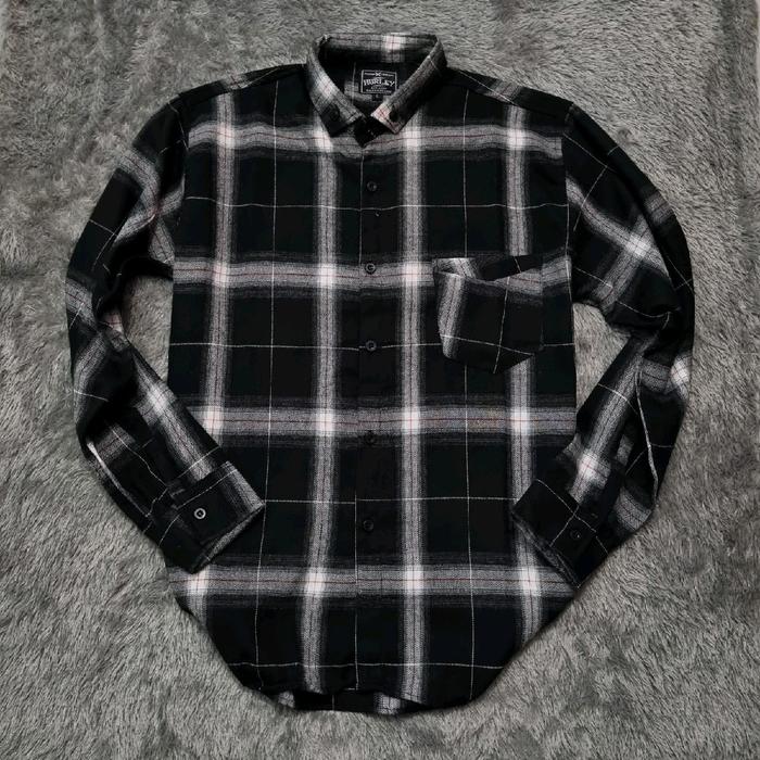 (endang store) flanel lengan panjang pria wanita