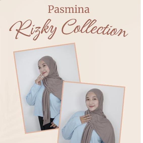 Jilbab Pasmina Kaos Premium Rizky Collection