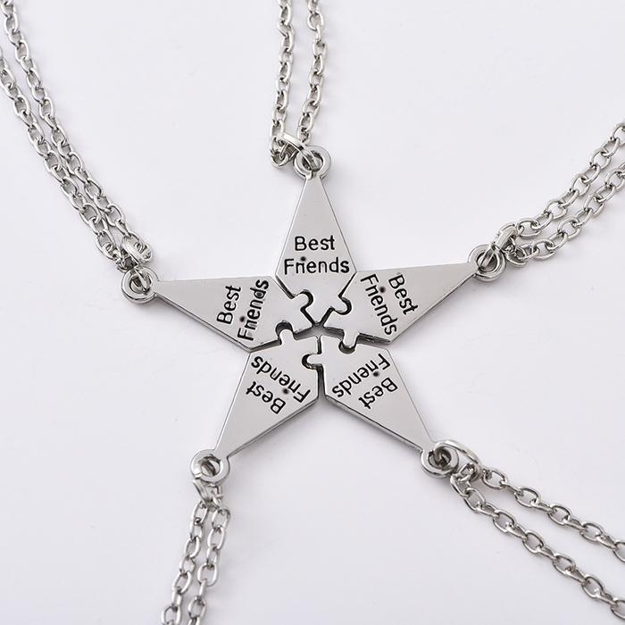 PREMIUM 5pcs Kalung Best Friend Forever Kalung Persahabatan